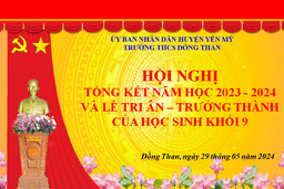 TỔNG KẾT NĂM HỌC